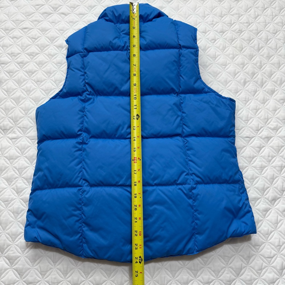 Lands' End Women's Blue Quilted GooseDown Puffer Vest Size S - Picture 11 of 12
